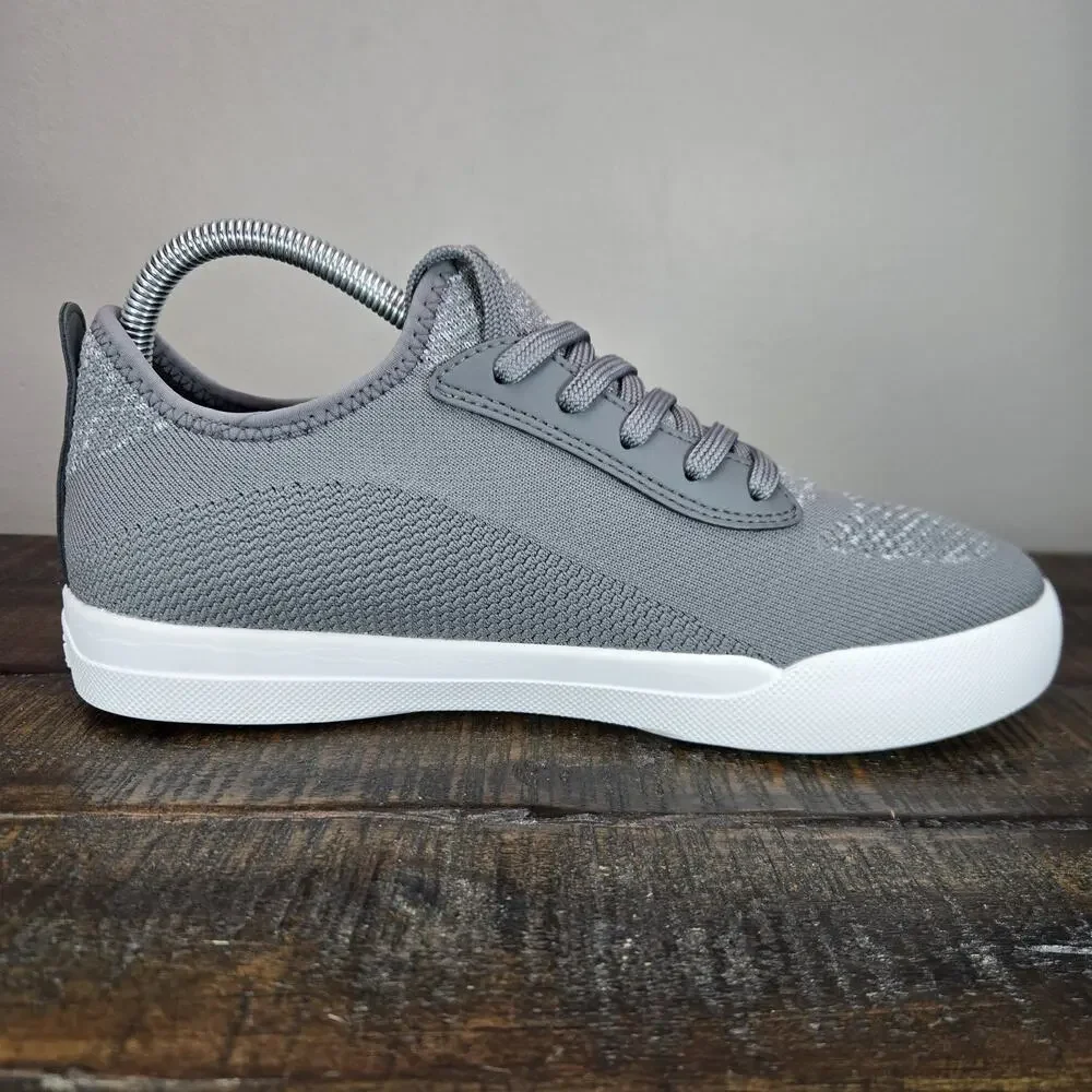 Vessi Weekend 1.5 Sneaker Womens Size 9 Waterproof Shoes Concrete Gray White